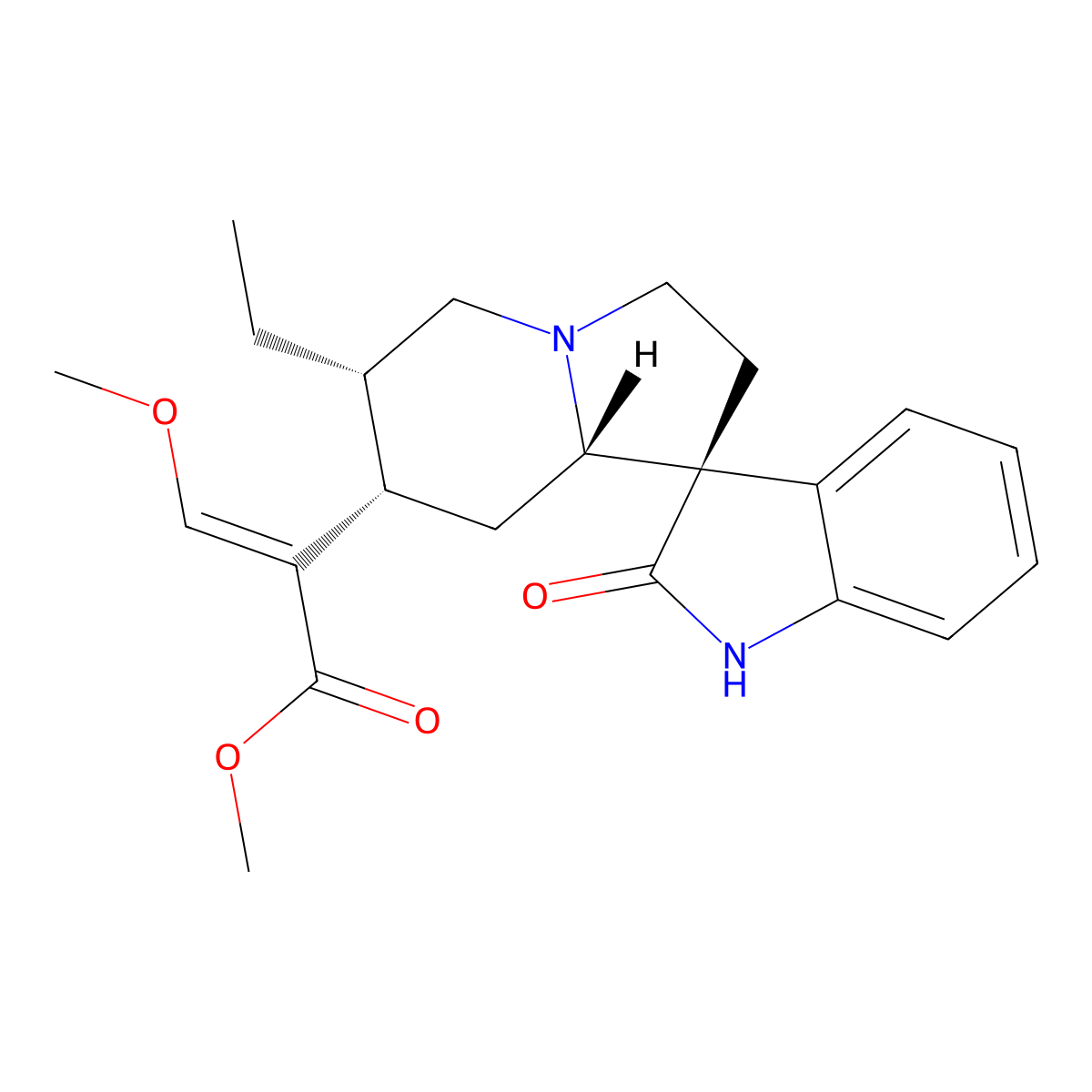 Corynoxine molecular structure, CAS 6877-32-3