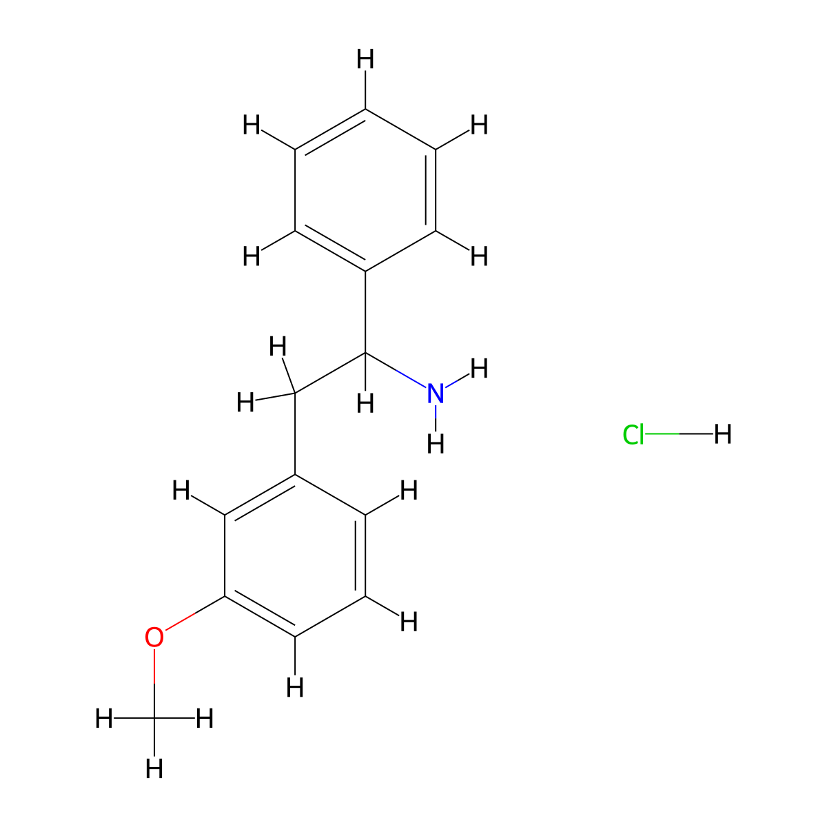 2-(3-Methoxyphenyl)-1-phenylethan-1-amine hydrochloride molecular structure, CAS 68770-54-7
