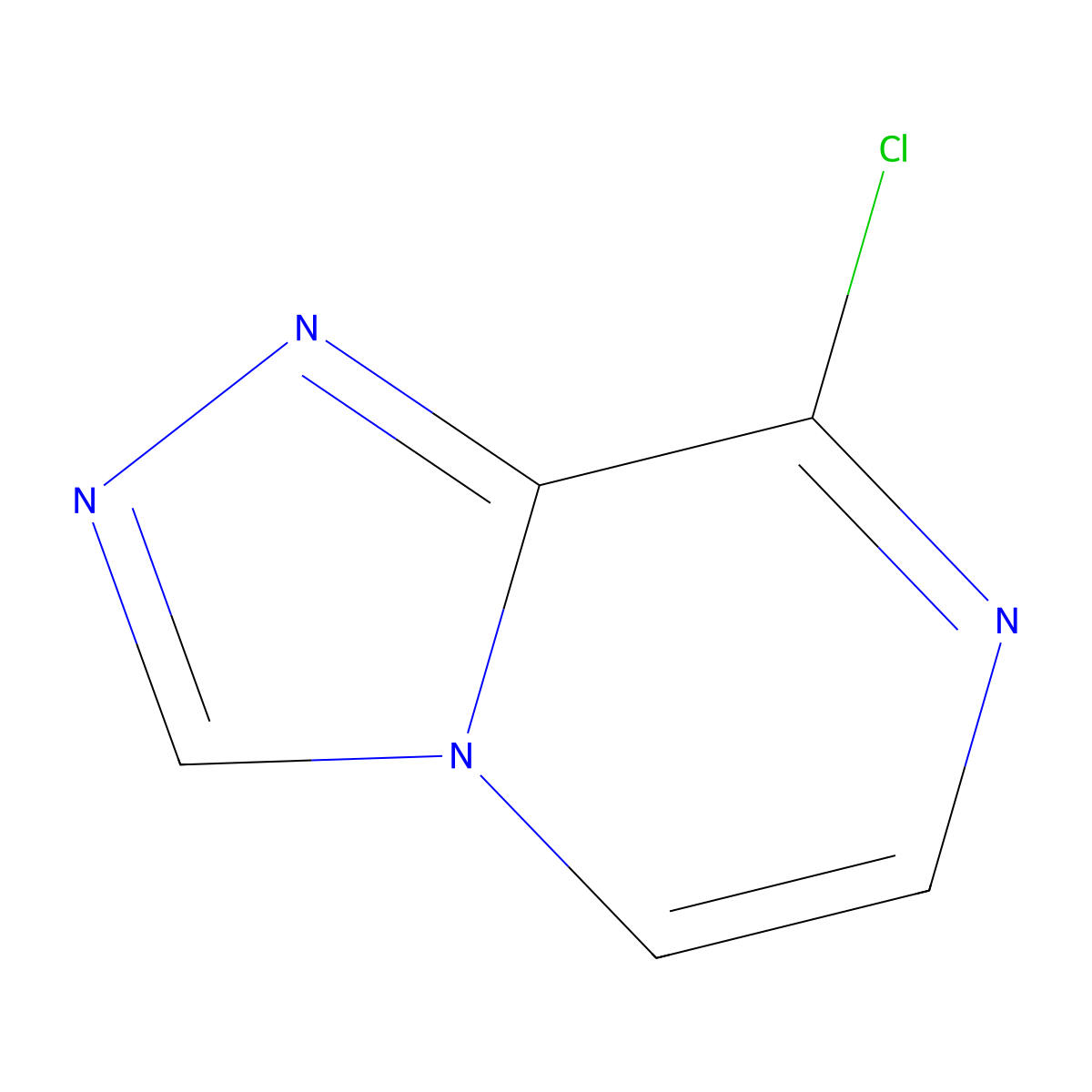 8-Chloro-(1,2,4)triazolo(4,3-a)pyrazine molecular structure, CAS 68774-77-6