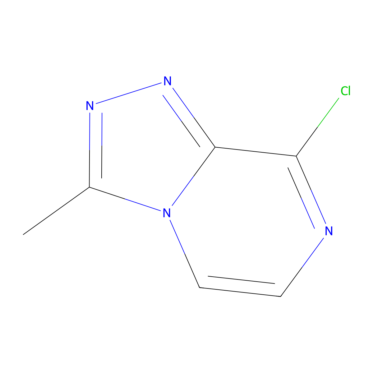 8-Chloro-3-methyl-[1,2,4]triazolo[4,3-a]pyrazine molecular structure, CAS 68774-78-7