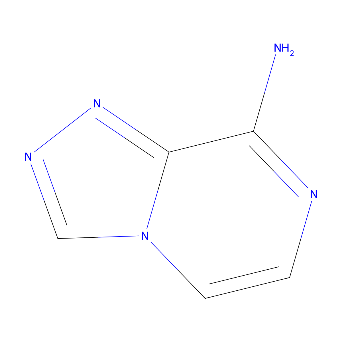 8-Amino-1,2,4-triazolo[4,3-a]pyrazine molecular structure, CAS 68774-79-8