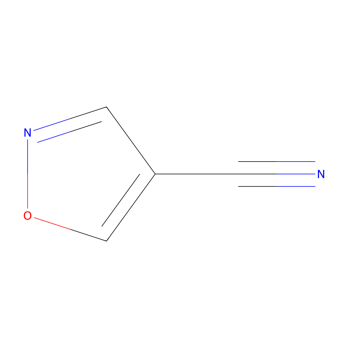 1,2-Oxazole-4-carbonitrile molecular structure, CAS 68776-58-9