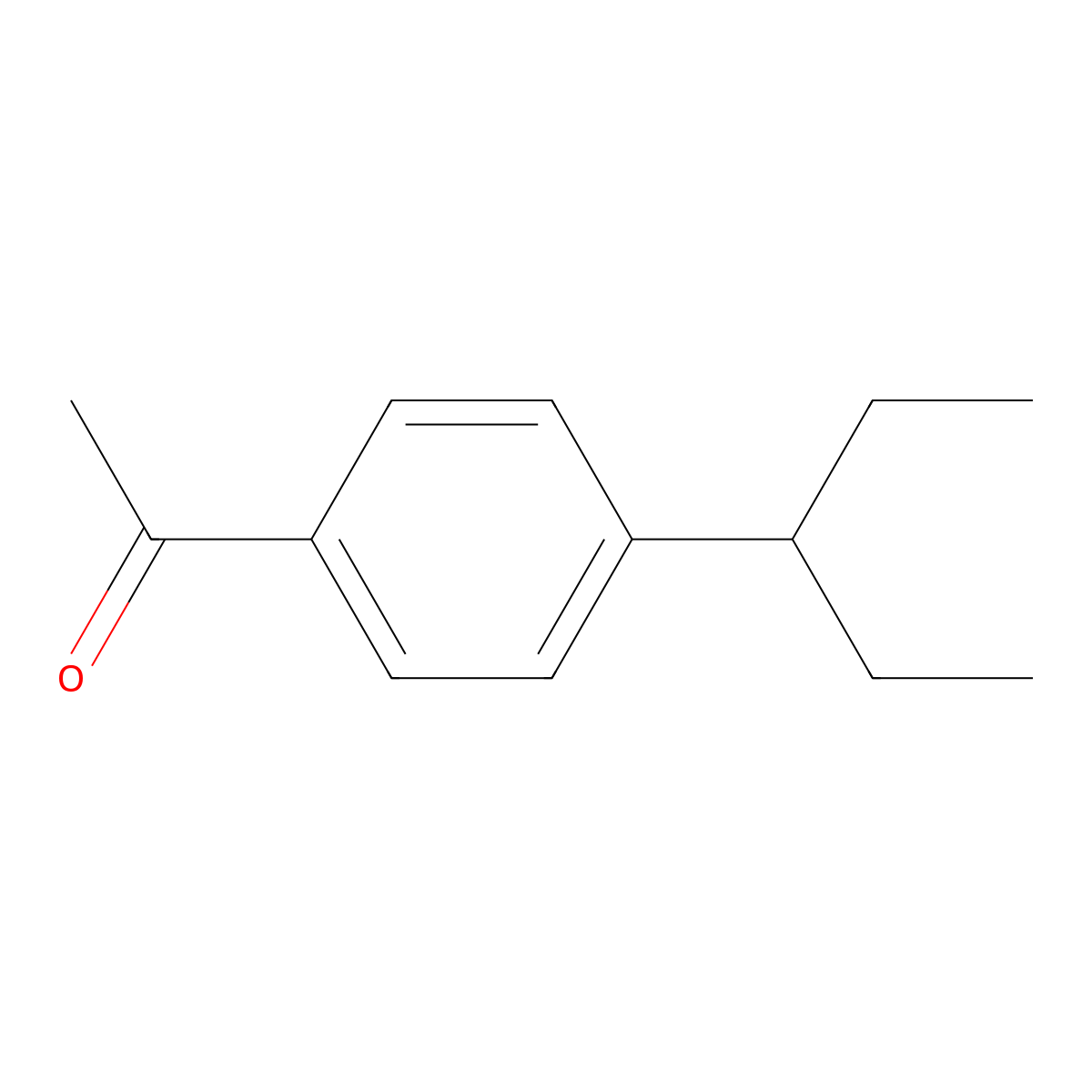 1-[4-(1-Ethylpropyl)phenyl]ethanone molecular structure, CAS 68790-18-1