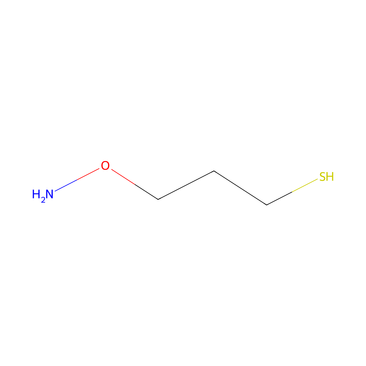 3-(Aminooxy)propane-1-thiol molecular structure, CAS 687966-26-3