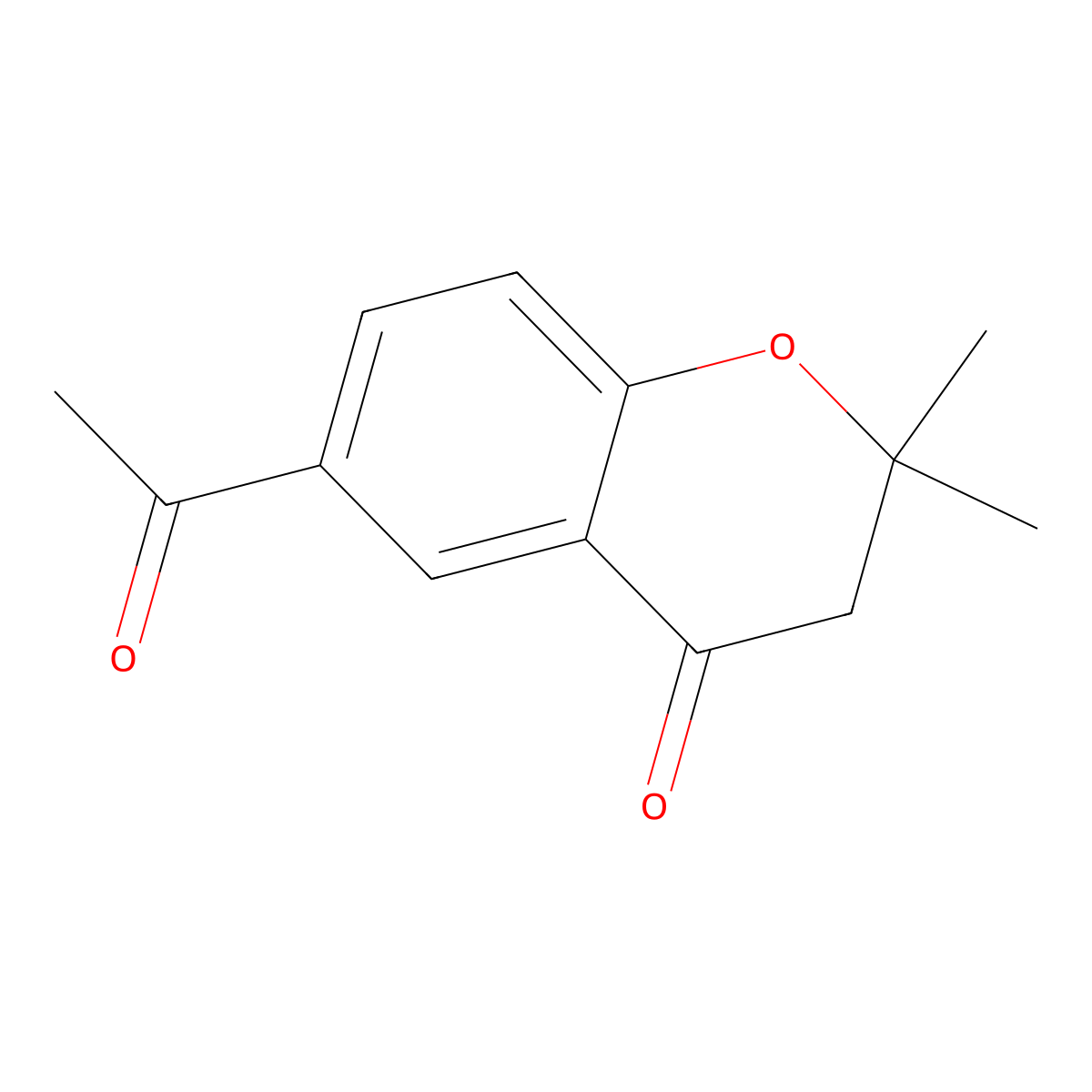 6-Acetyl-2,2-Dimethylchroman-4-One molecular structure, CAS 68799-41-7