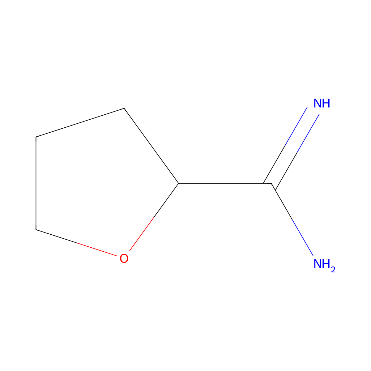 Tetrahydrofuran-2-Carboximidamide molecular structure, CAS 688000-41-1