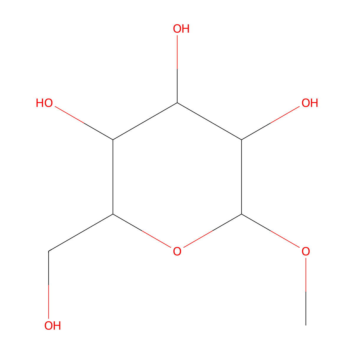 beta-D-Galactopyranoside, methyl molecular structure, CAS 688007-20-7