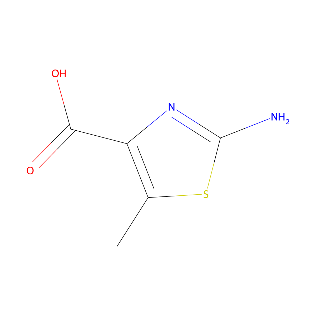 2-amino-5-methyl-1,3-thiazole-4-carboxylic Acid molecular structure, CAS 688064-14-4