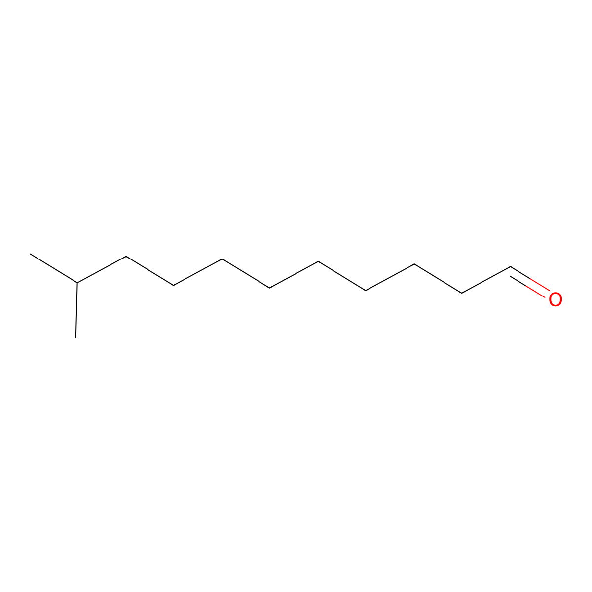 10-Methylundecanal molecular structure, CAS 68820-37-1