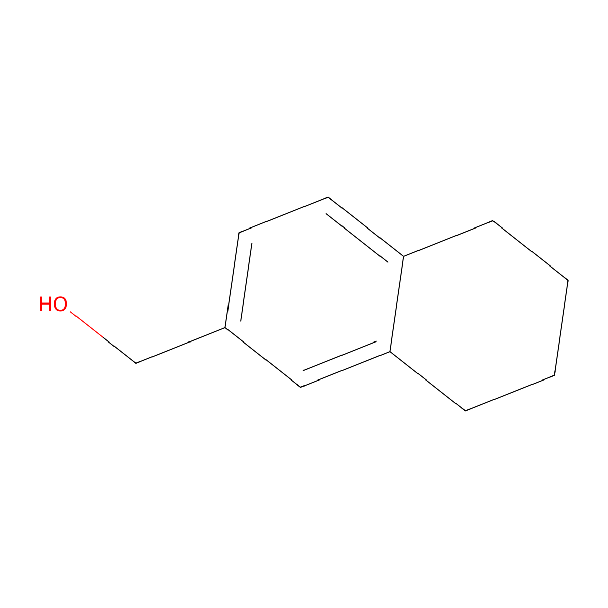 (5,6,7,8-Tetrahydronaphthalen-2-yl)methanol molecular structure, CAS 6883-81-4