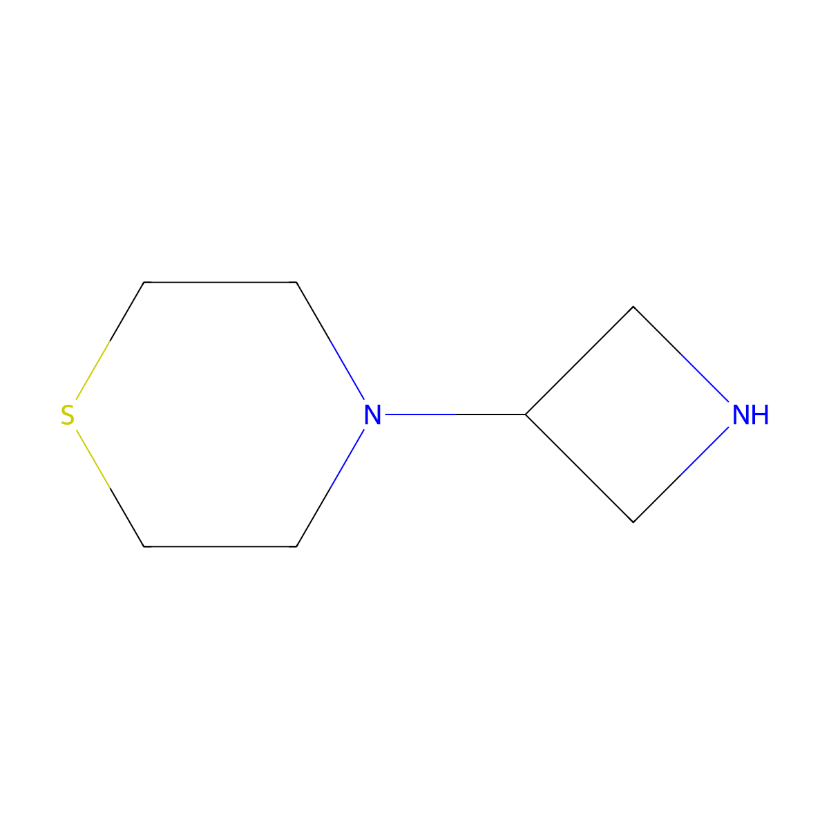 4-(Azetidin-3-yl)thiomorpholine molecular structure, CAS 688306-16-3