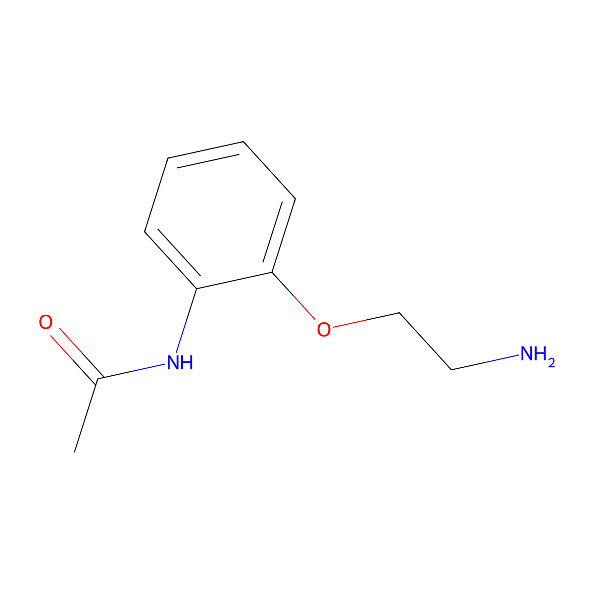 N-[2-(2-Aminoethoxy)phenyl]acetamide molecular structure, CAS 688307-35-9