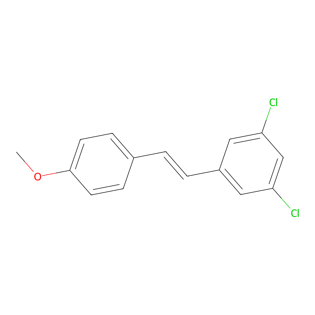 1,3-dichloro-5-[(1E)-2-(4-methoxyphenyl)ethenyl]-benzene molecular structure, CAS 688348-37-0