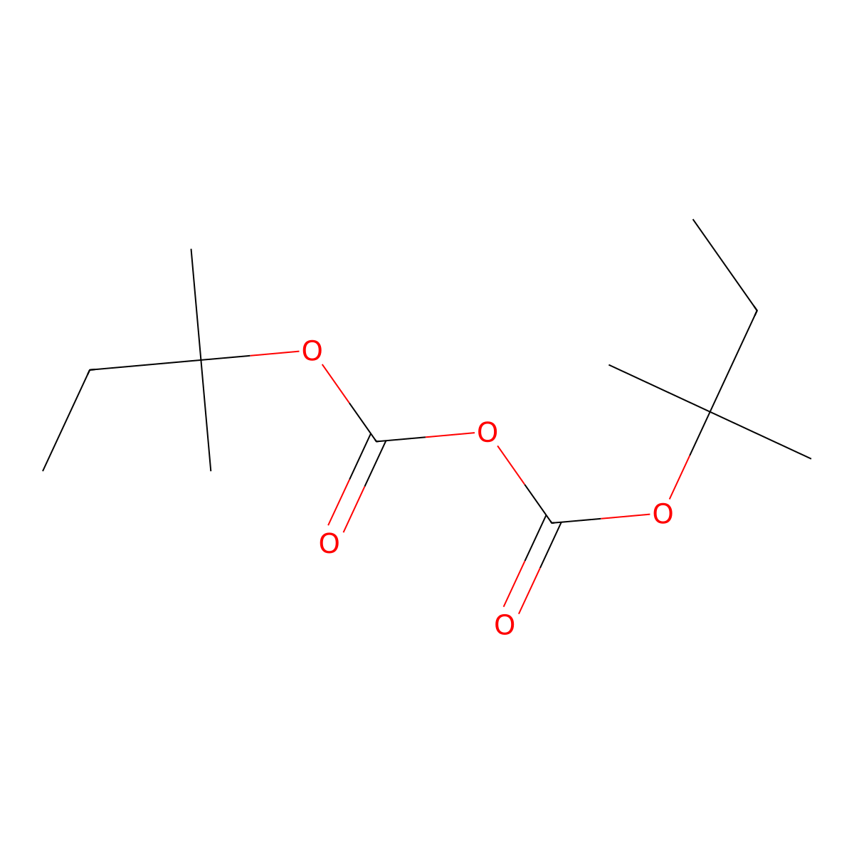 1,3-Bis(1,1-dimethylpropyl) dicarbonate molecular structure, CAS 68835-89-2