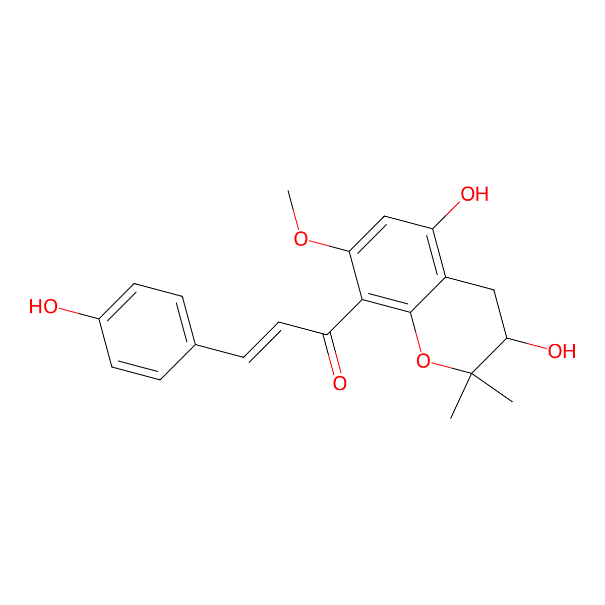 Xanthohumol L molecular structure, CAS 688360-15-8