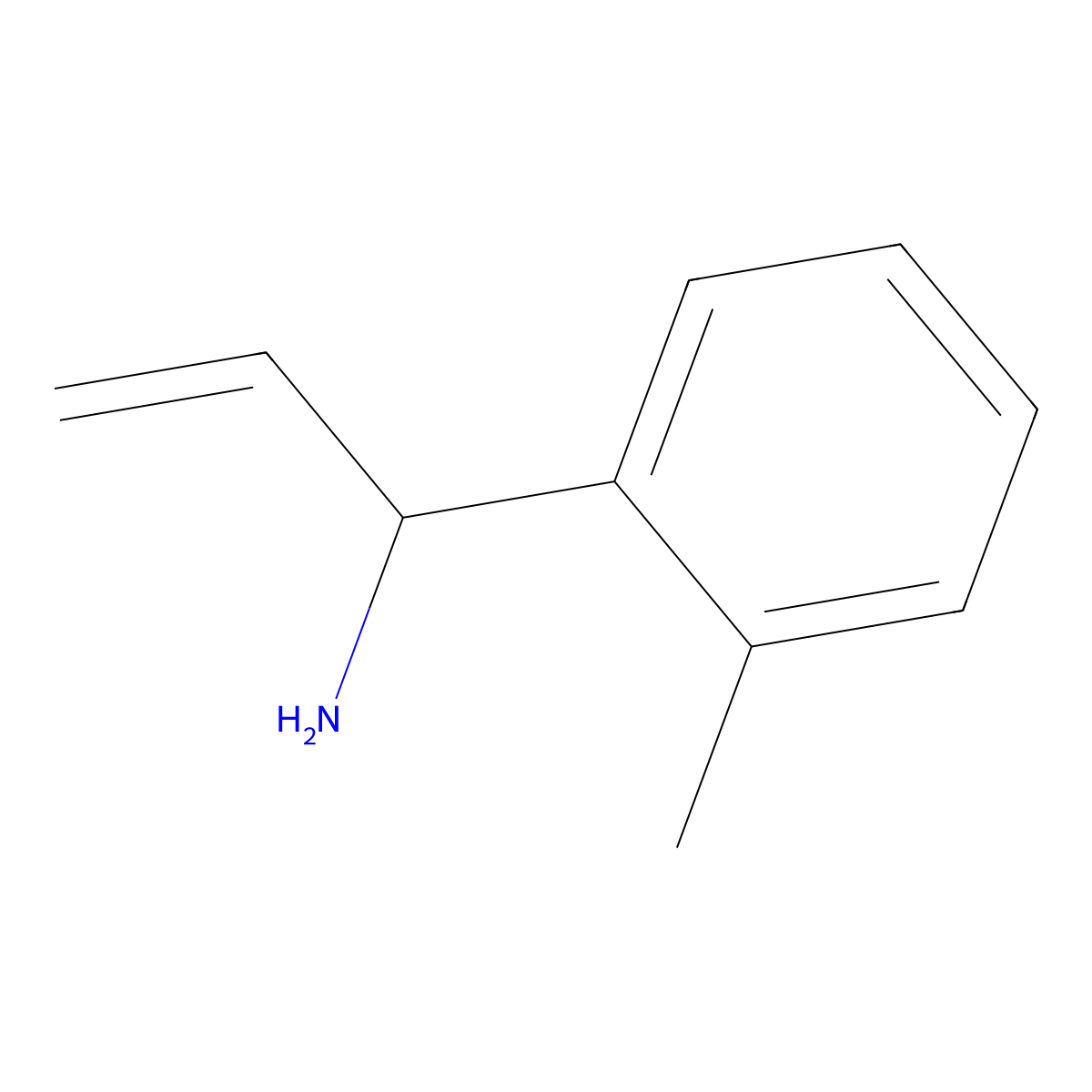1-(2-Methylphenyl)prop-2-en-1-amine molecular structure, CAS 688362-58-5