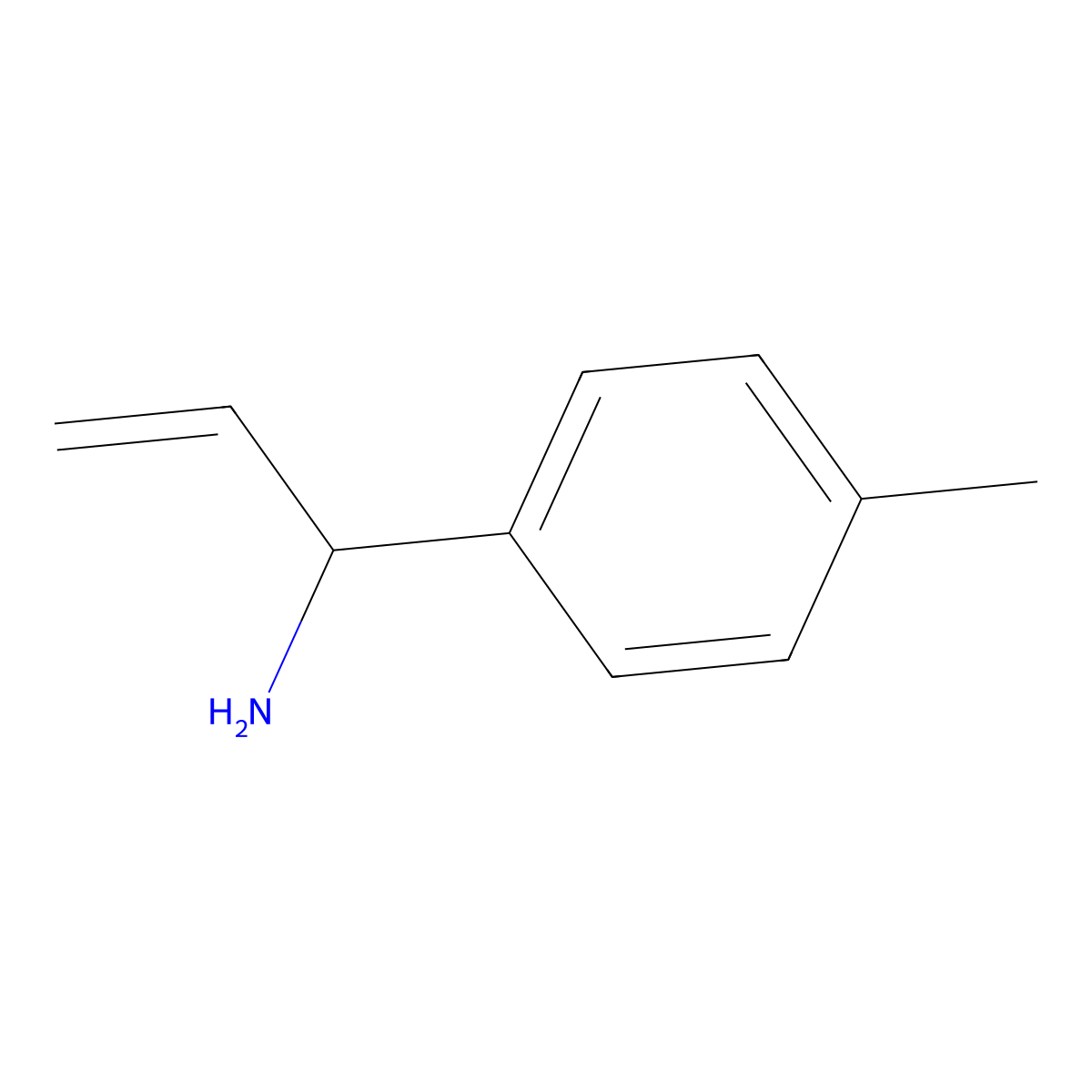 1-(4-Methylphenyl)prop-2-en-1-amine molecular structure, CAS 688362-59-6