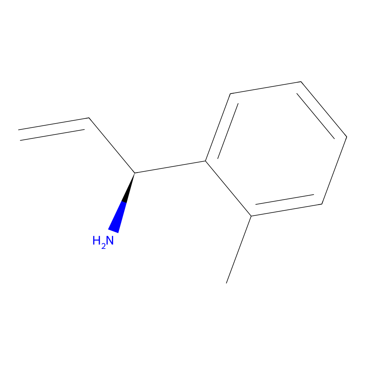 (1S)-1-(2-Methylphenyl)prop-2-enylamine molecular structure, CAS 688362-65-4