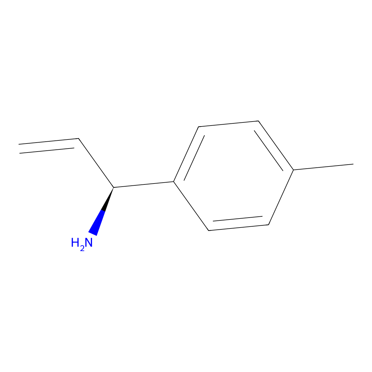 (1S)-1-(4-Methylphenyl)prop-2-enylamine molecular structure, CAS 688362-66-5