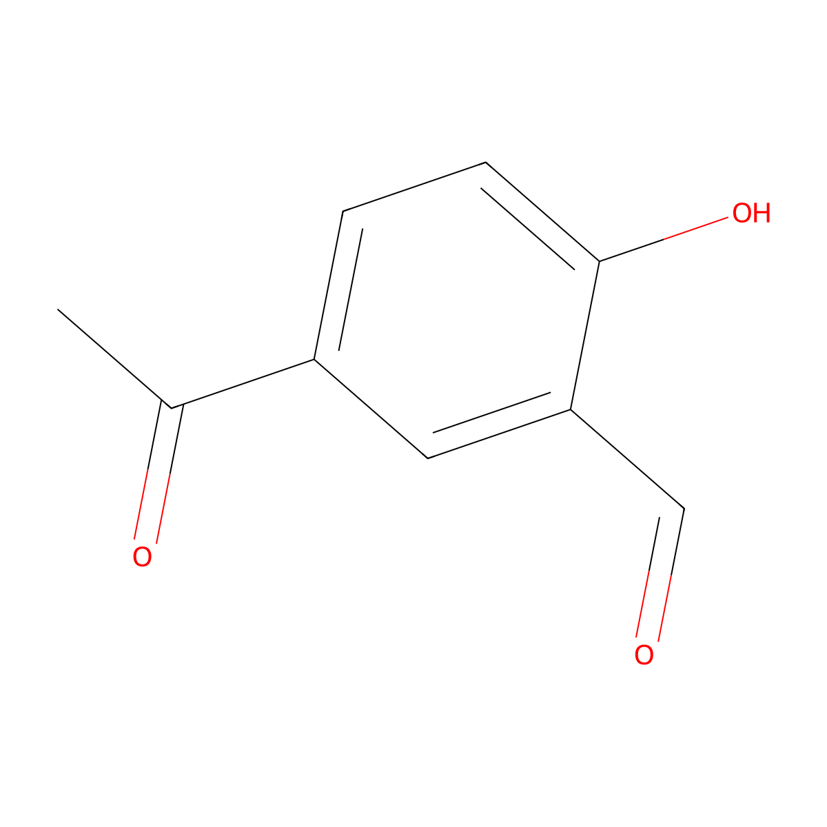 5-Acetylsalicylaldehyde molecular structure, CAS 68840-08-4