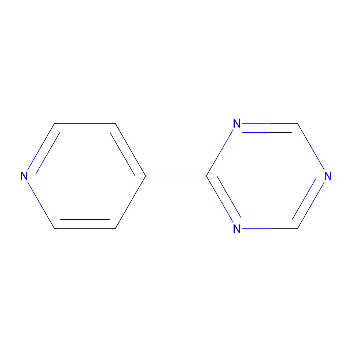 2-(4-Pyridinyl)-1,3,5-triazine molecular structure, CAS 68847-44-9