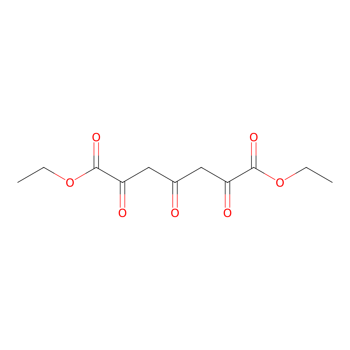 Diethyl trioxopimelate molecular structure, CAS 68854-18-2