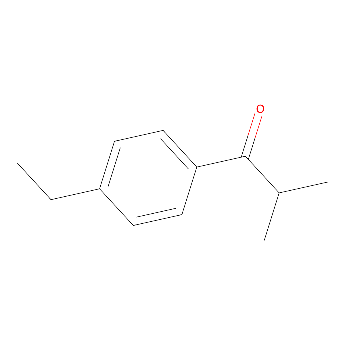 1-(4-Ethylphenyl)-2-methylpropan-1-one molecular structure, CAS 68857-86-3