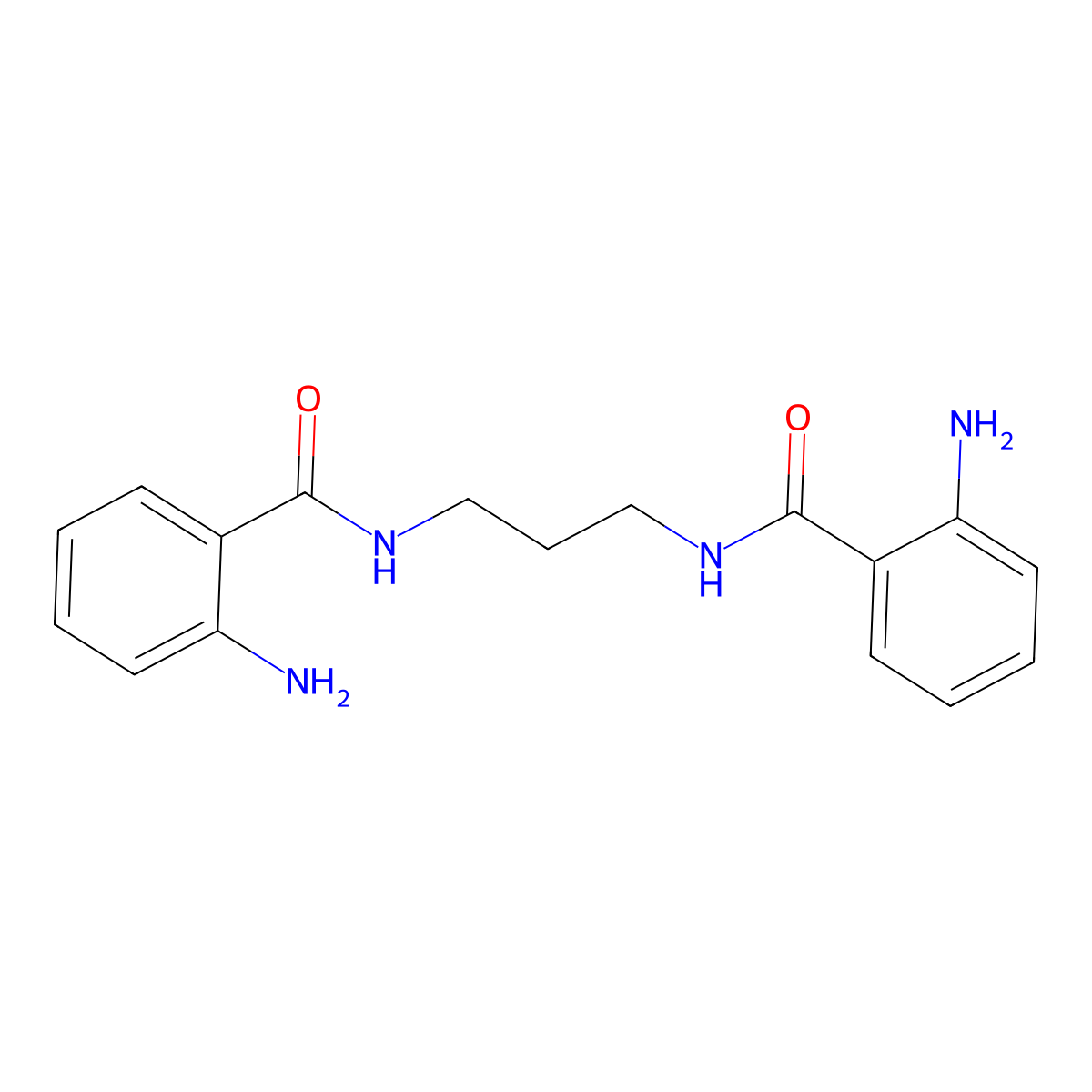 Benzamide, N,N'-1,3-propanediylbis[2-amino- molecular structure, CAS 68864-42-6
