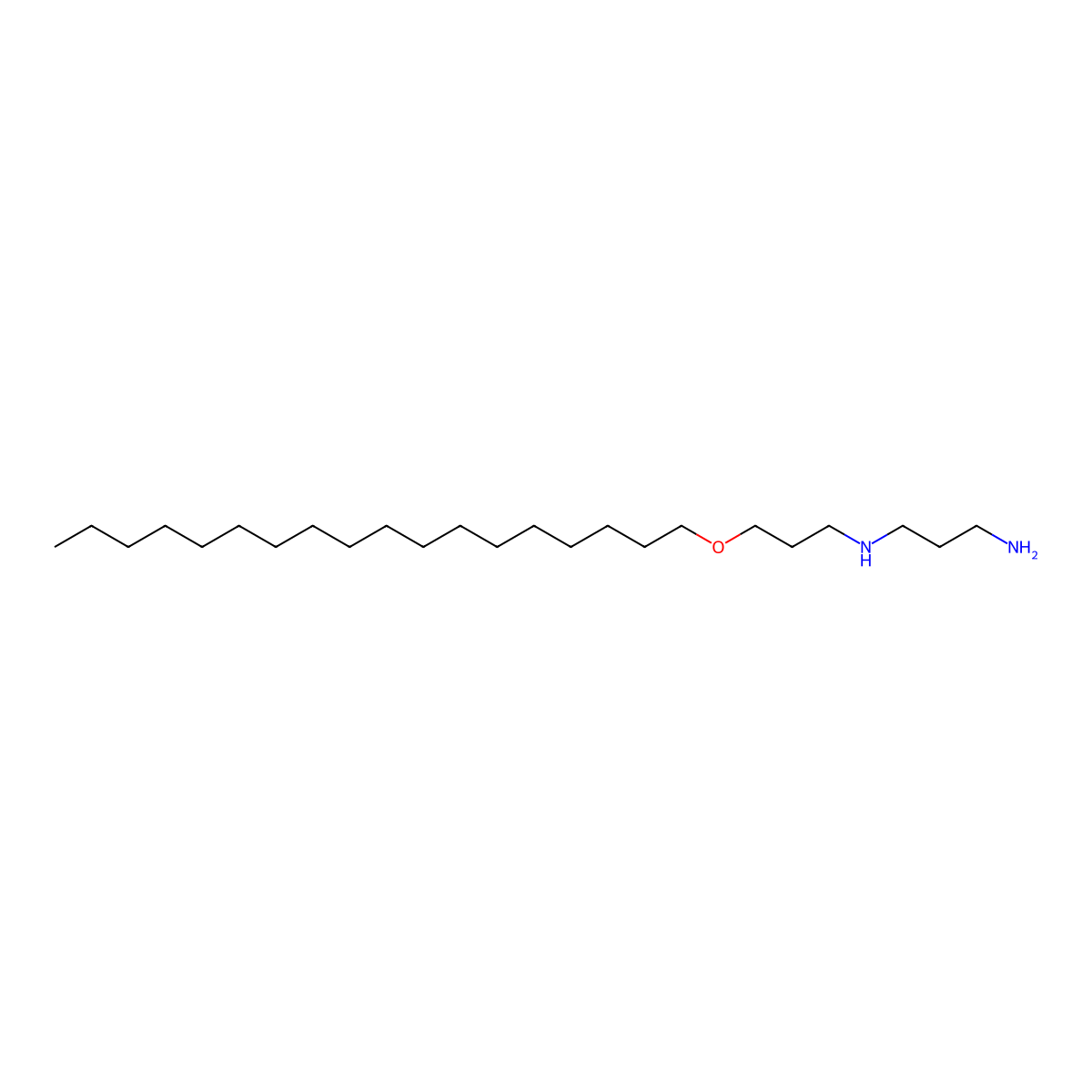 1,3-Propanediamine, N1-[3-(octadecyloxy)propyl]- molecular structure, CAS 68867-66-3