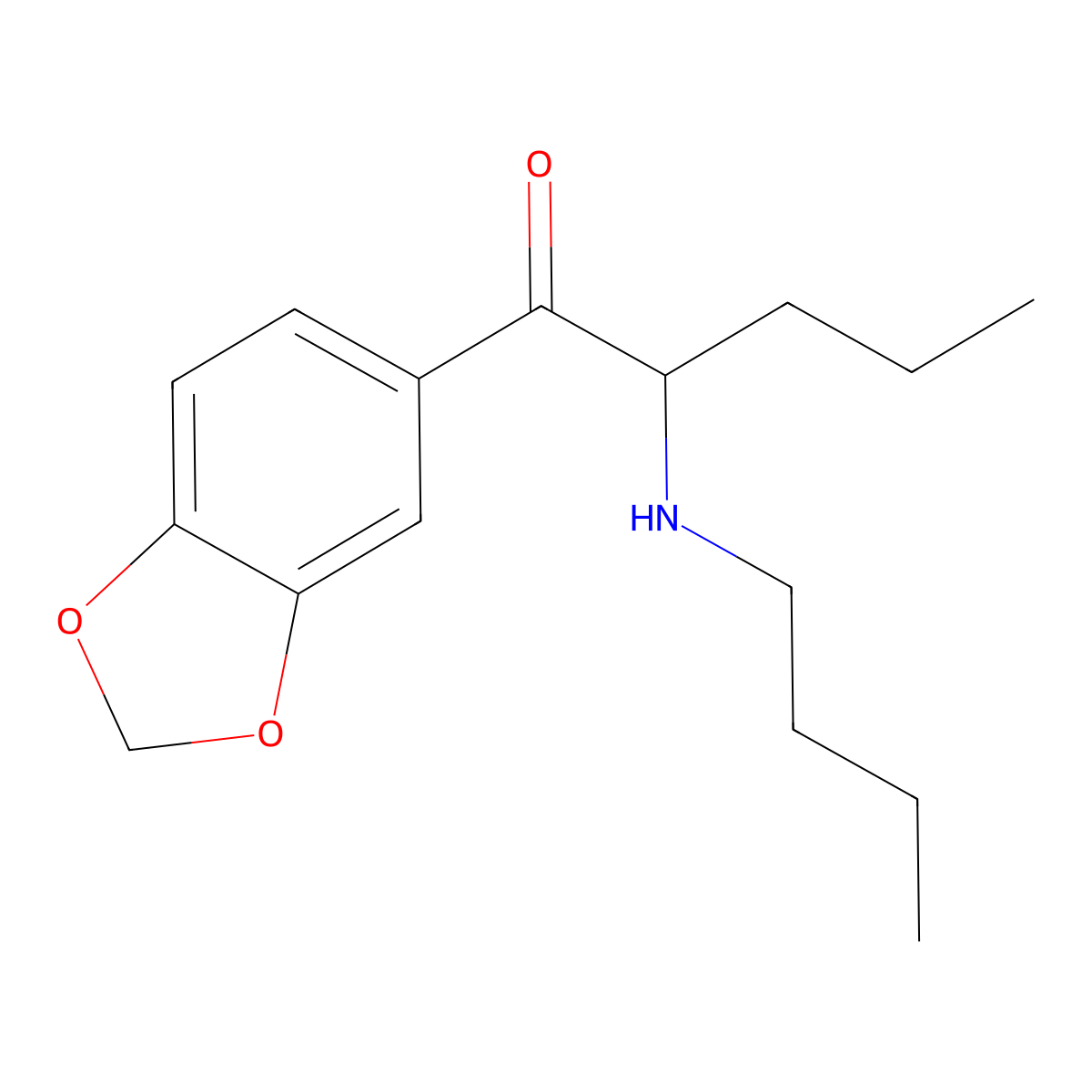 n-Butylpentylone molecular structure, CAS 688727-54-0