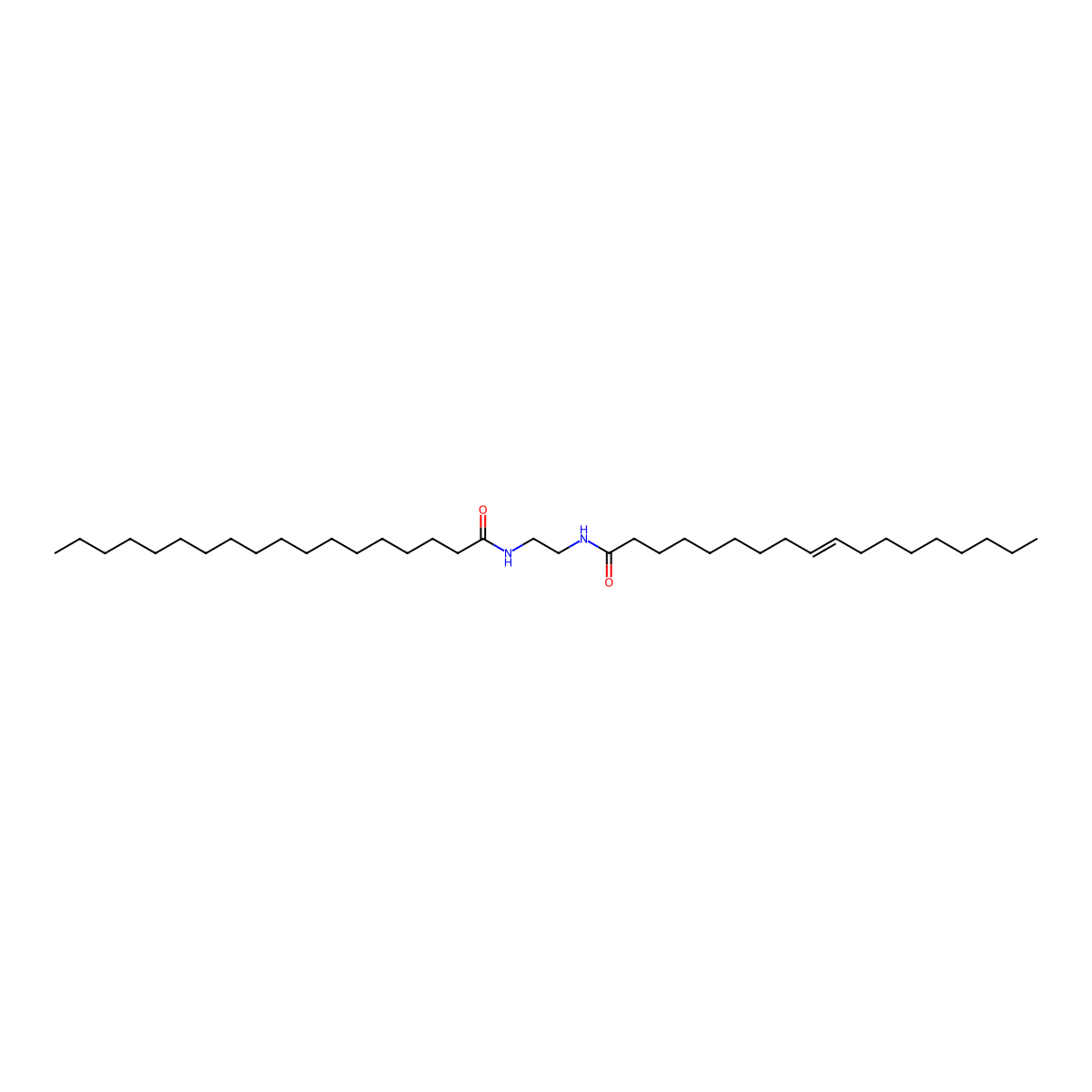 9-Octadecenamide, N-[2-[(1-oxooctadecyl)amino]ethyl]-, (9Z)- molecular structure, CAS 688739-68-6