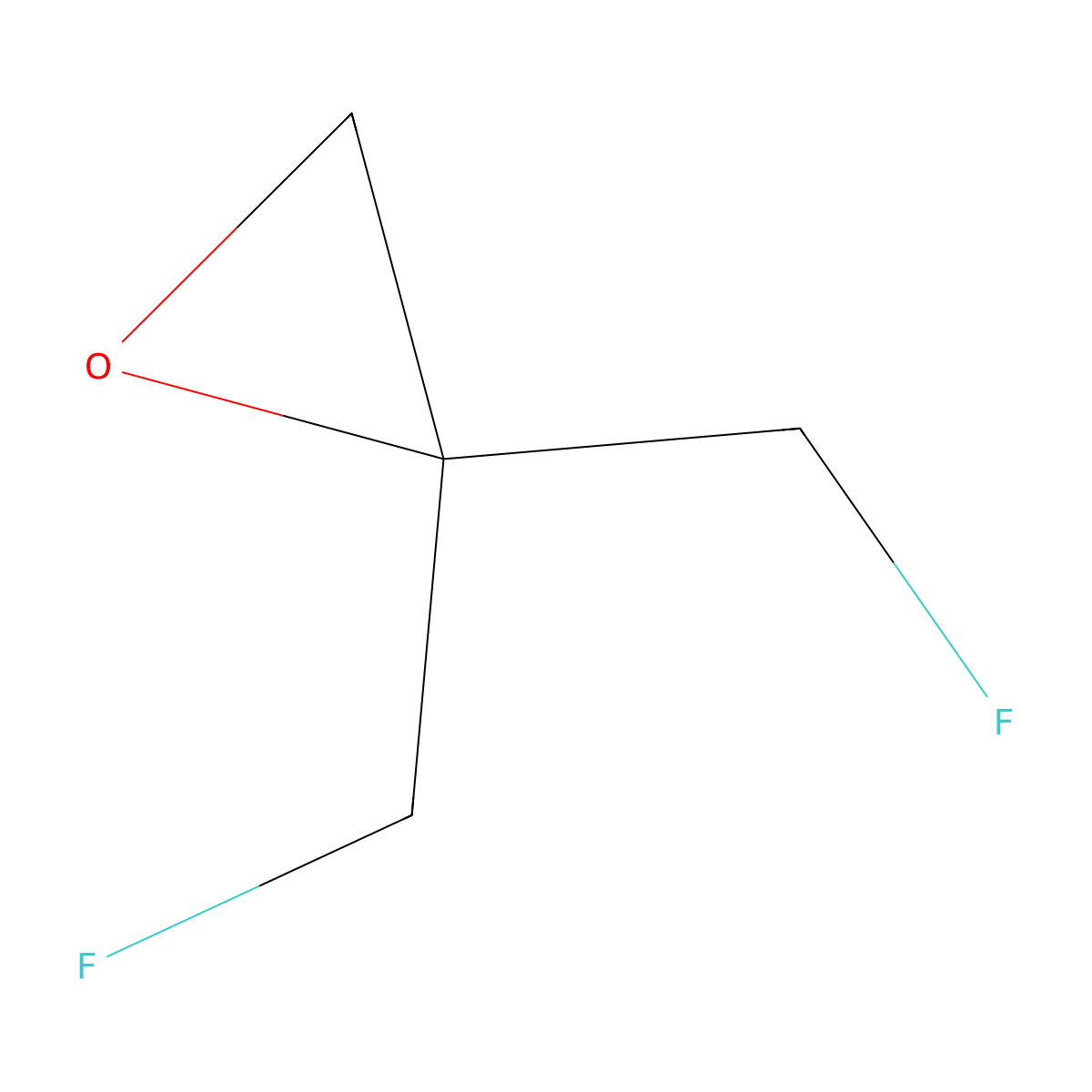 2,2-Bis(fluoromethyl)oxirane molecular structure, CAS 68875-14-9
