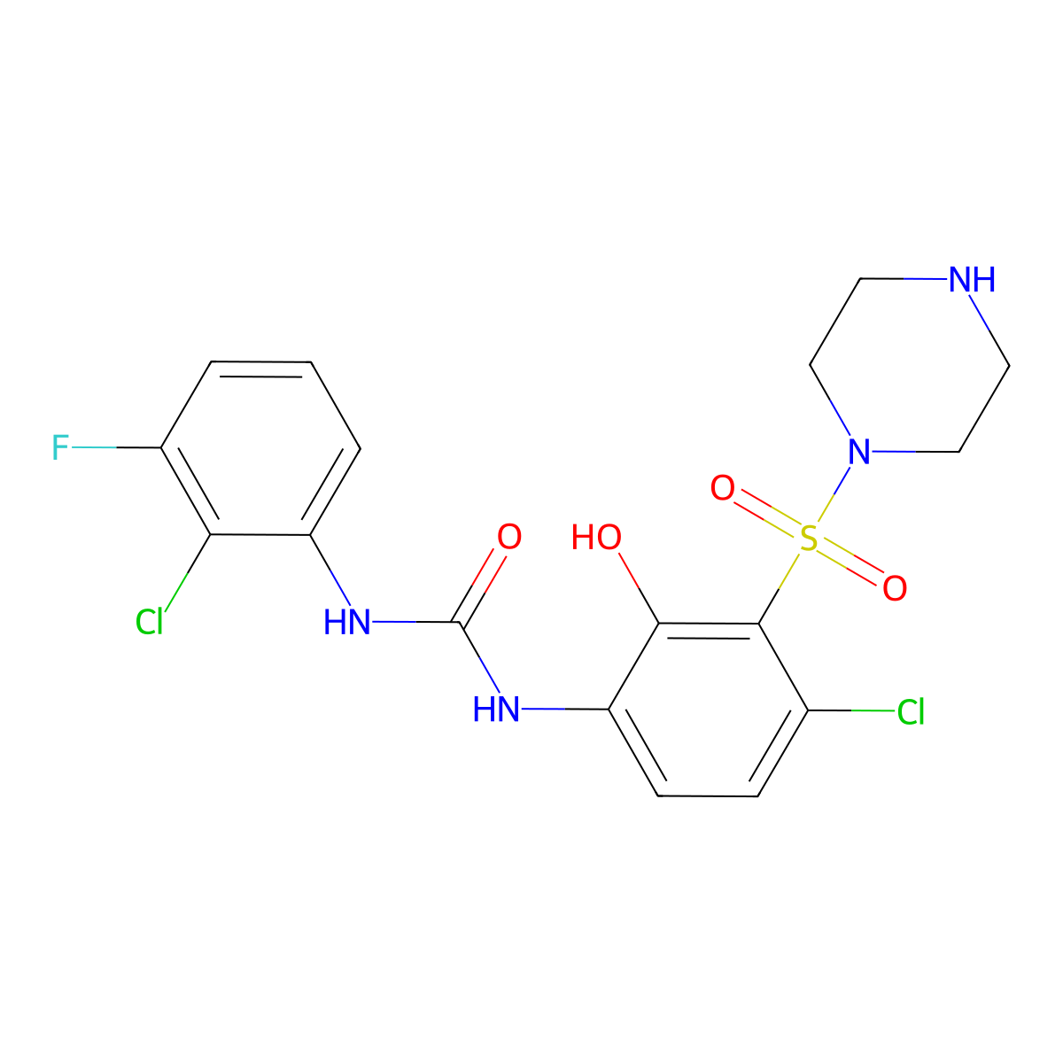 Elubrixin molecular structure, CAS 688763-64-6