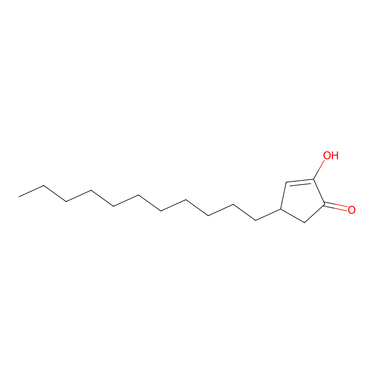 2-Cyclopenten-1-one, 2-hydroxy-4-undecyl- molecular structure, CAS 68892-11-5