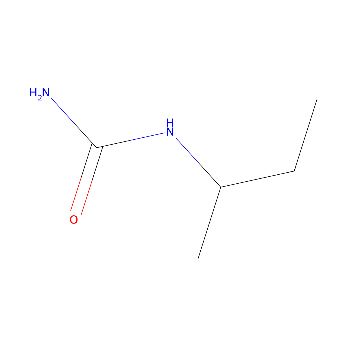 sec-Butylurea molecular structure, CAS 689-11-2