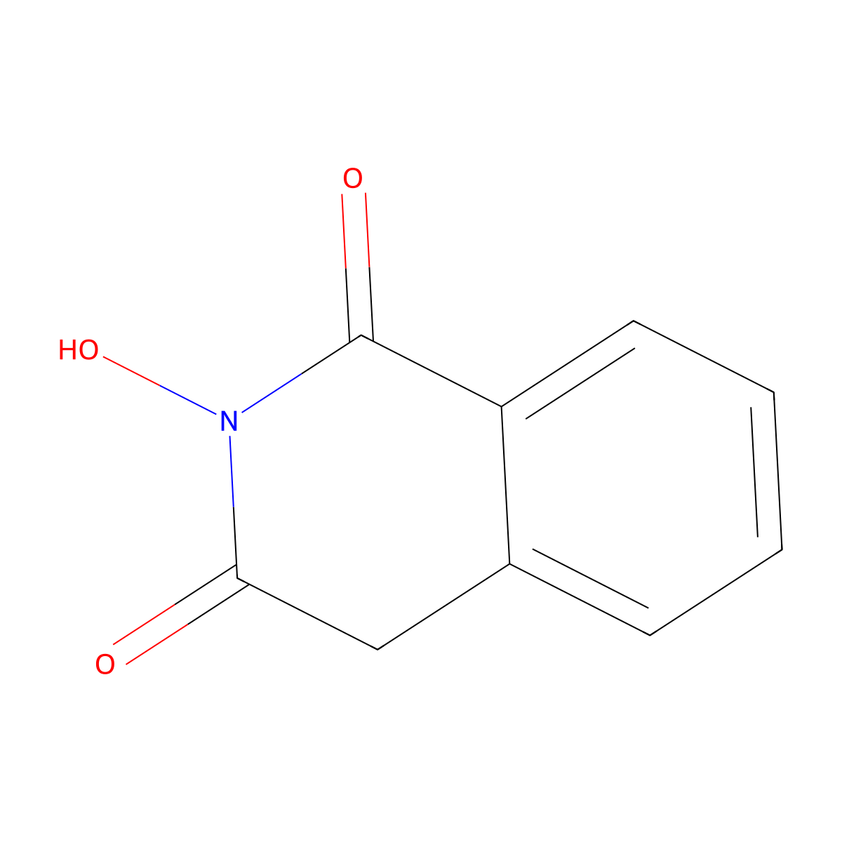 2-hydroxyisoquinoline-1,3(2H,4H)-dione molecular structure, CAS 6890-08-0