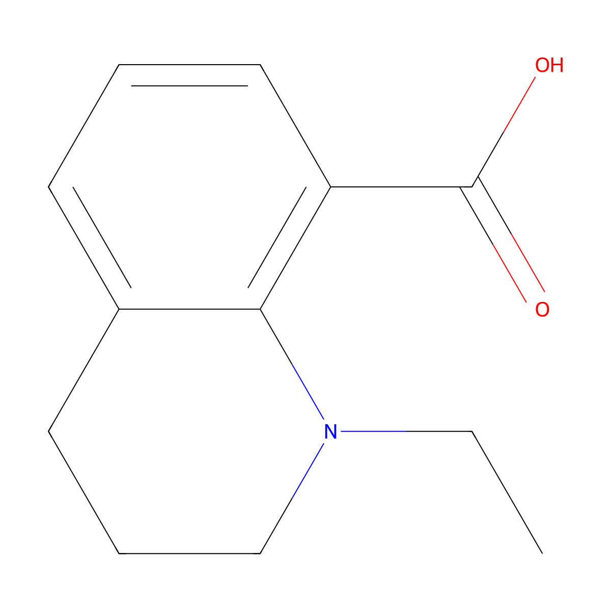 1-Ethyl-1,2,3,4-tetrahydroquinoline-8-carboxylic acid molecular structure, CAS 689162-91-2