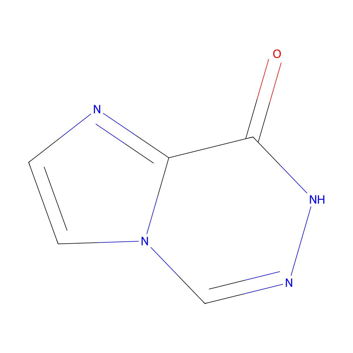 7H-imidazo[1,2-d][1,2,4]triazin-8-one molecular structure, CAS 689298-00-8