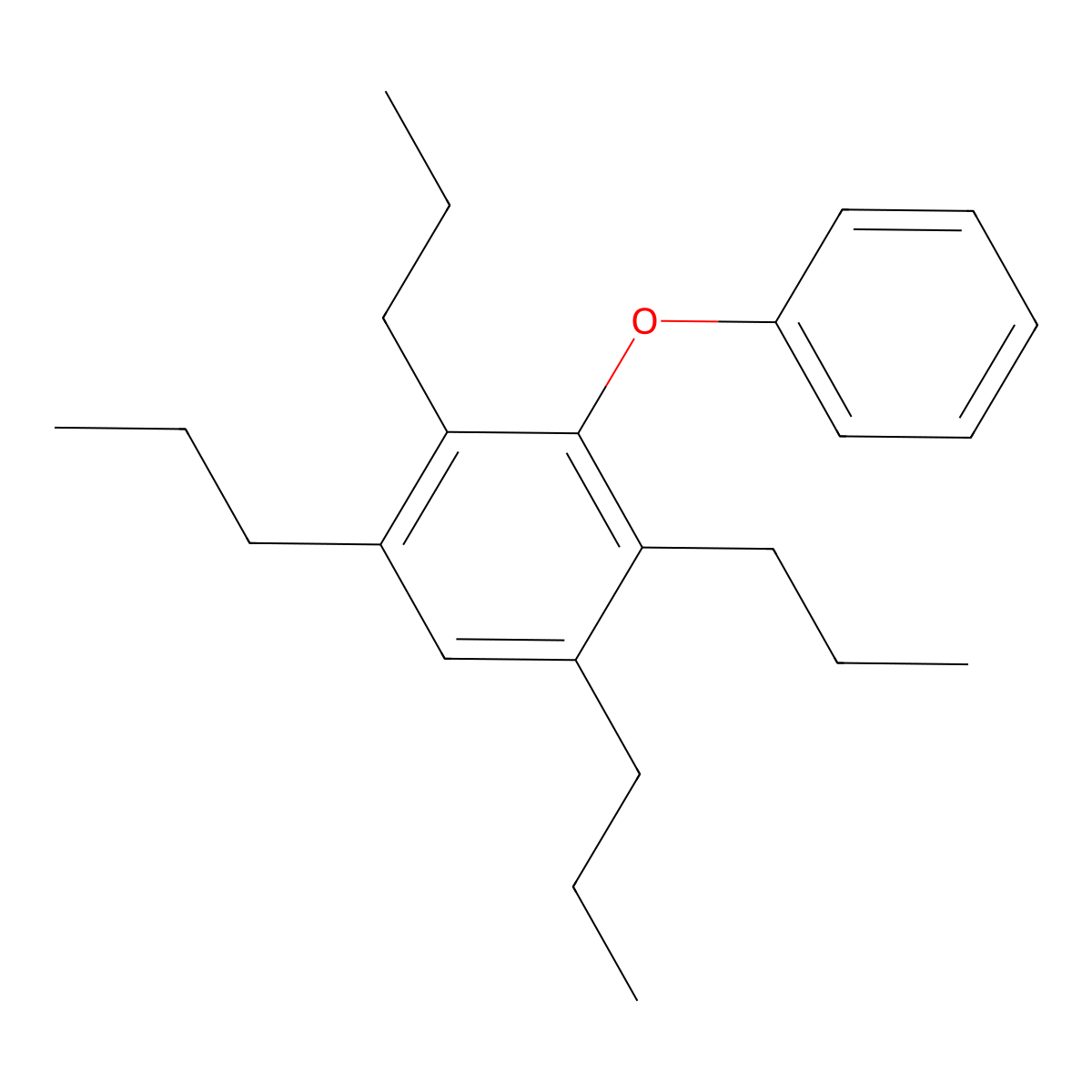 Benzene, phenoxytetrapropylene- molecular structure, CAS 68938-96-5