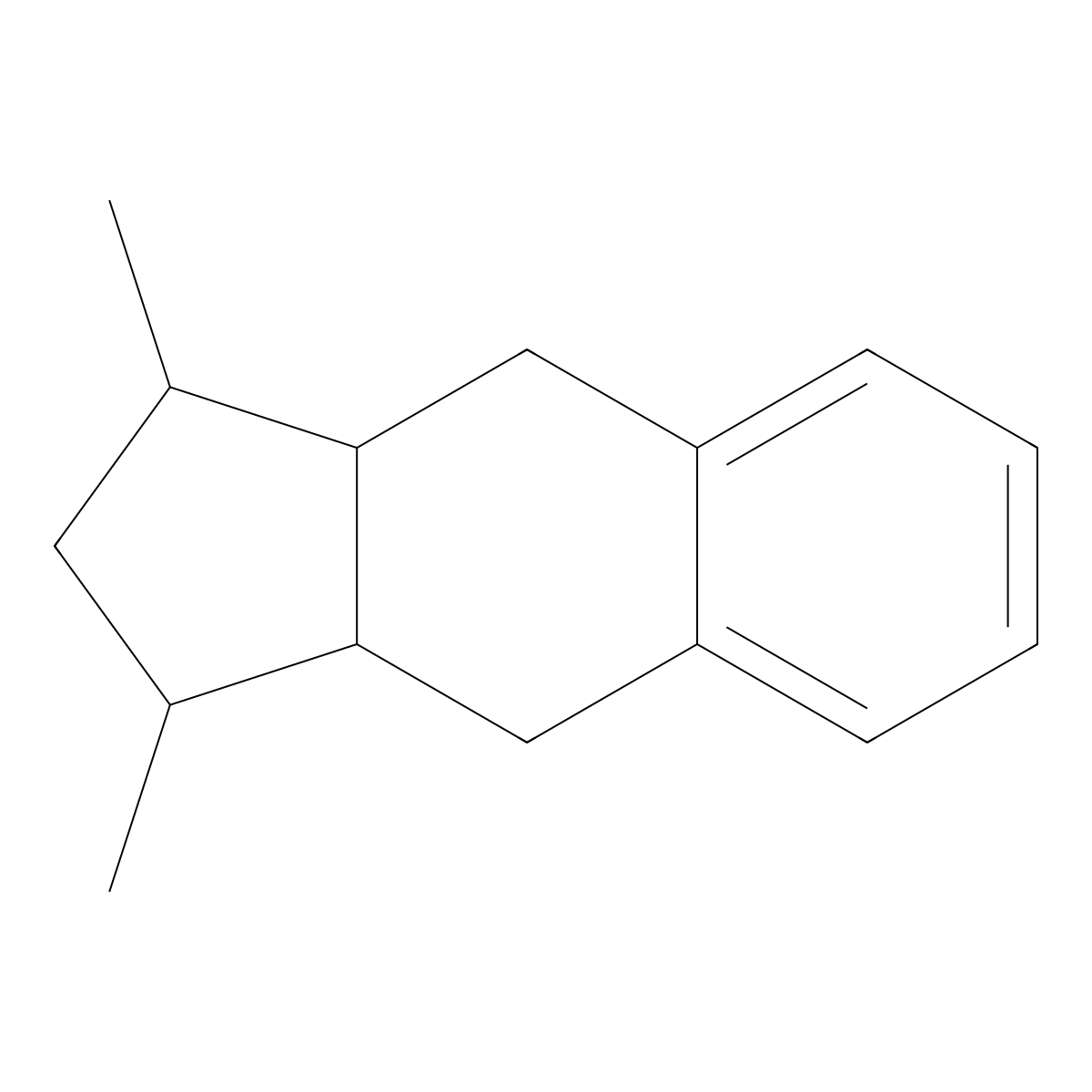 1H-Benzindene, hexahydrodimethyl- molecular structure, CAS 68954-04-1