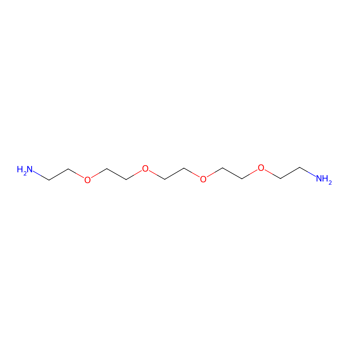 1,14-Diamino-3,6,9,12-tetraoxatetradecane molecular structure, CAS 68960-97-4