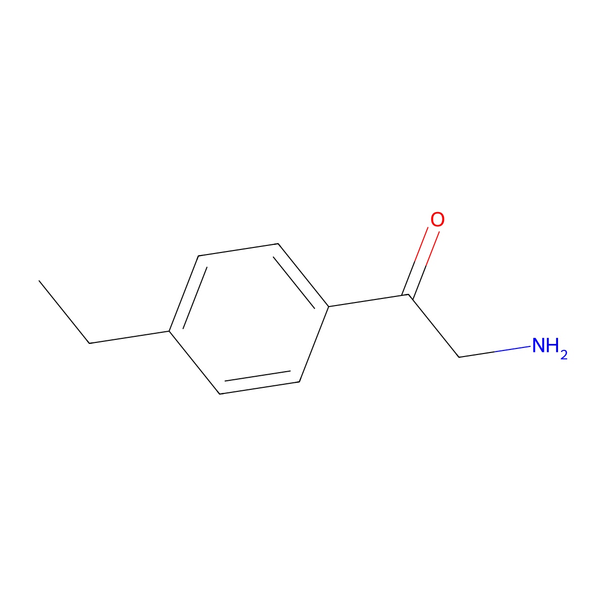 2-Amino-1-(4-ethylphenyl)ethan-1-one molecular structure, CAS 689737-54-0