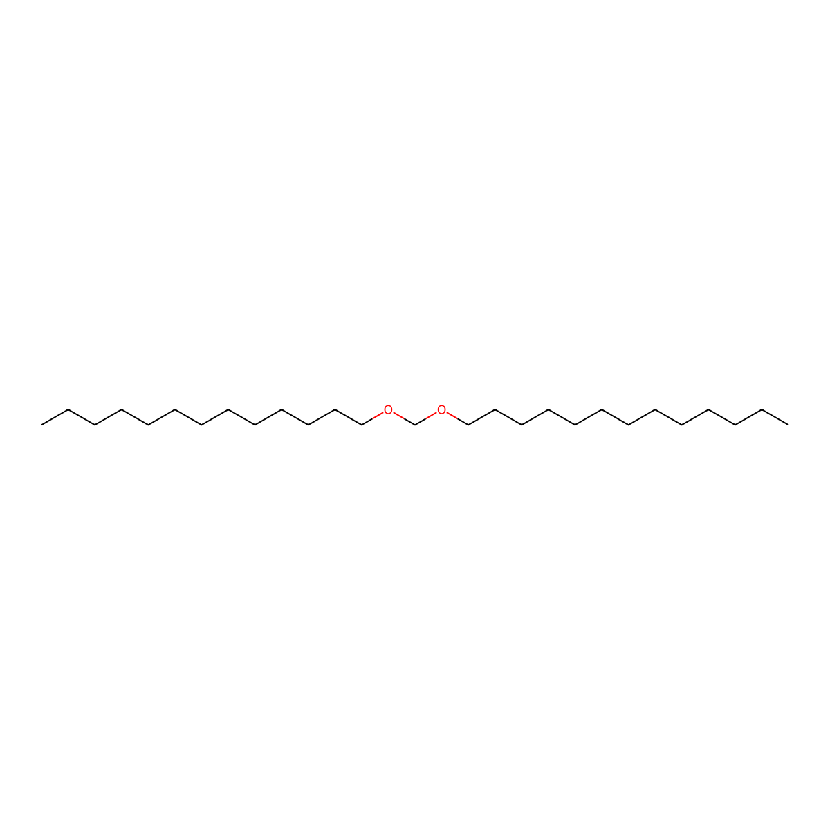 Tridecane, 1,1'-(methylenebis(oxy))bis- molecular structure, CAS 68975-76-8