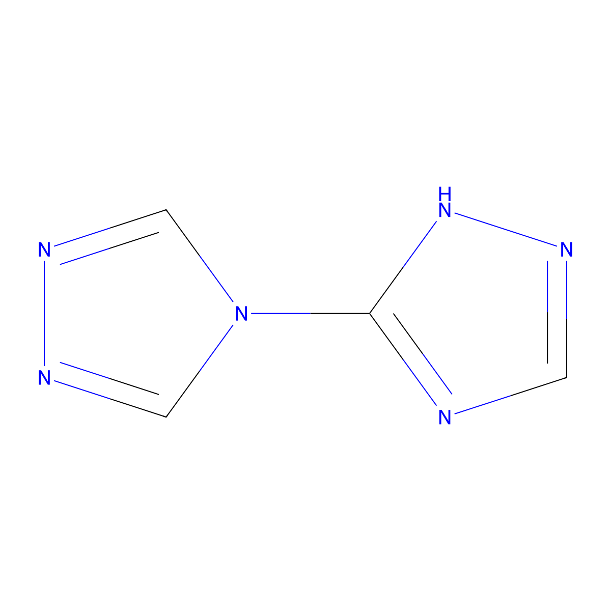 2H-3,4'-bi-1,2,4-triazole molecular structure, CAS 68984-29-2