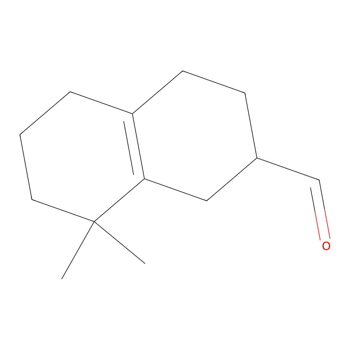 1,2,3,4,5,6,7,8-Octahydro-8,8-dimethyl-2-naphthaldehyde molecular structure, CAS 68991-97-9