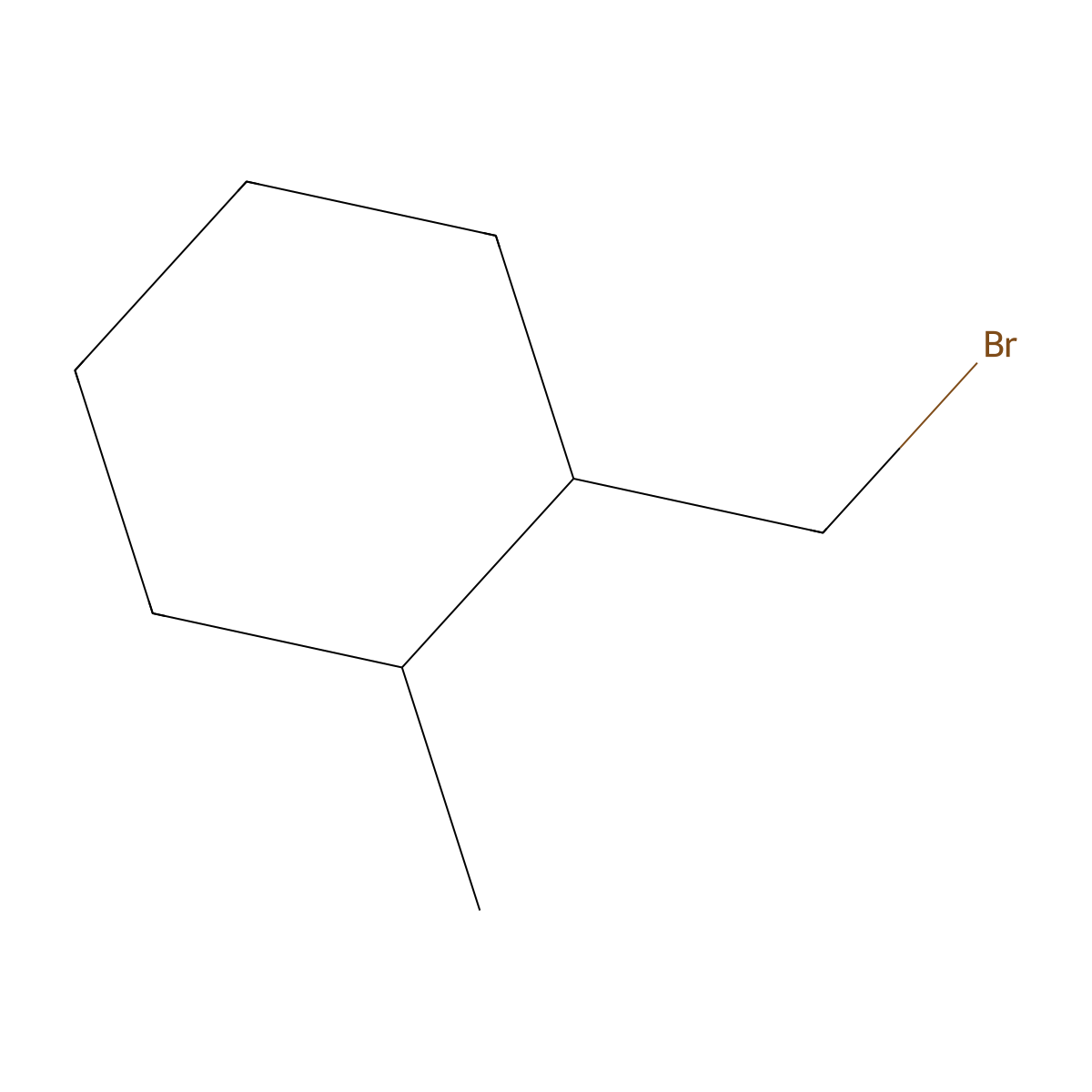 1-(Bromomethyl)-2-methylcyclohexane molecular structure, CAS 68996-12-3