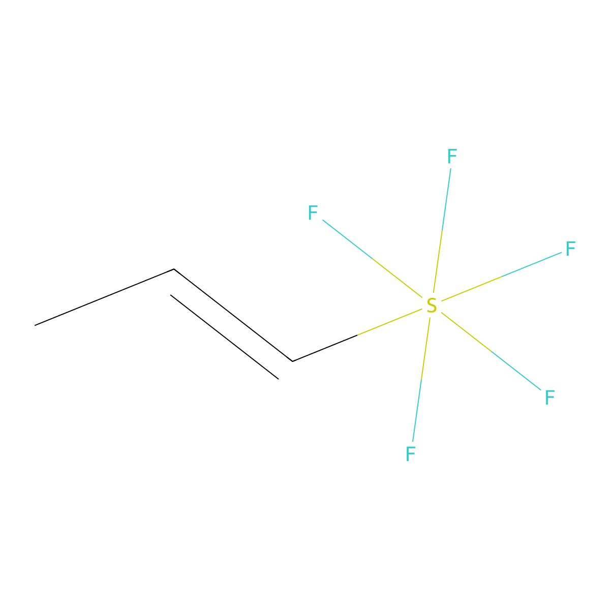 Pentafluoro(prop-1-enyl)-lambda6-sulfane molecular structure, CAS 690-04-0