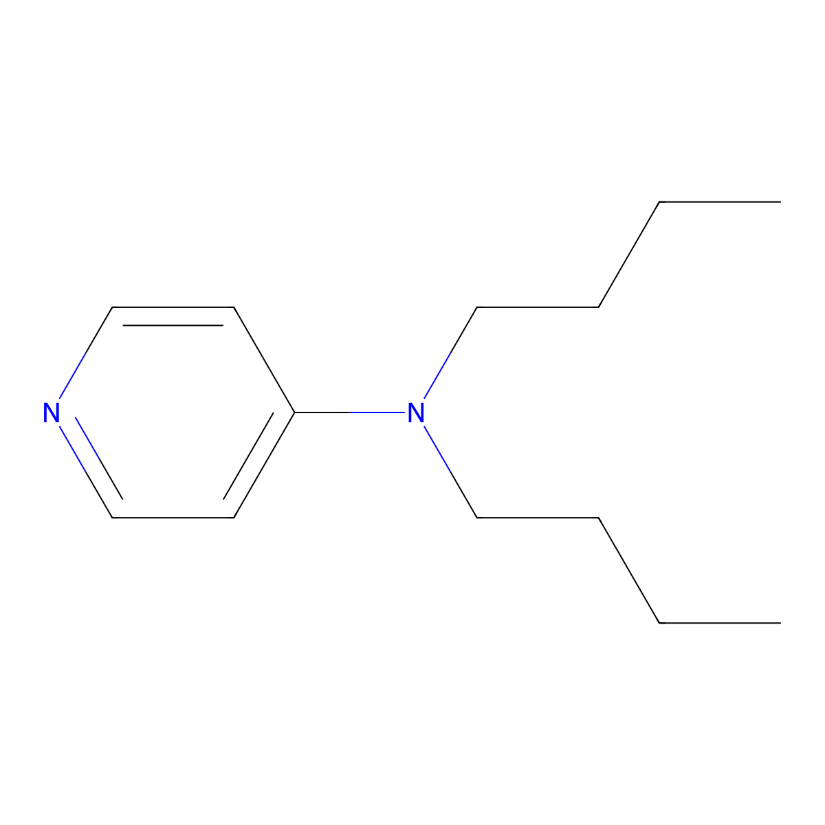 N,N-dibutylpyridin-4-amine molecular structure, CAS 69008-71-5