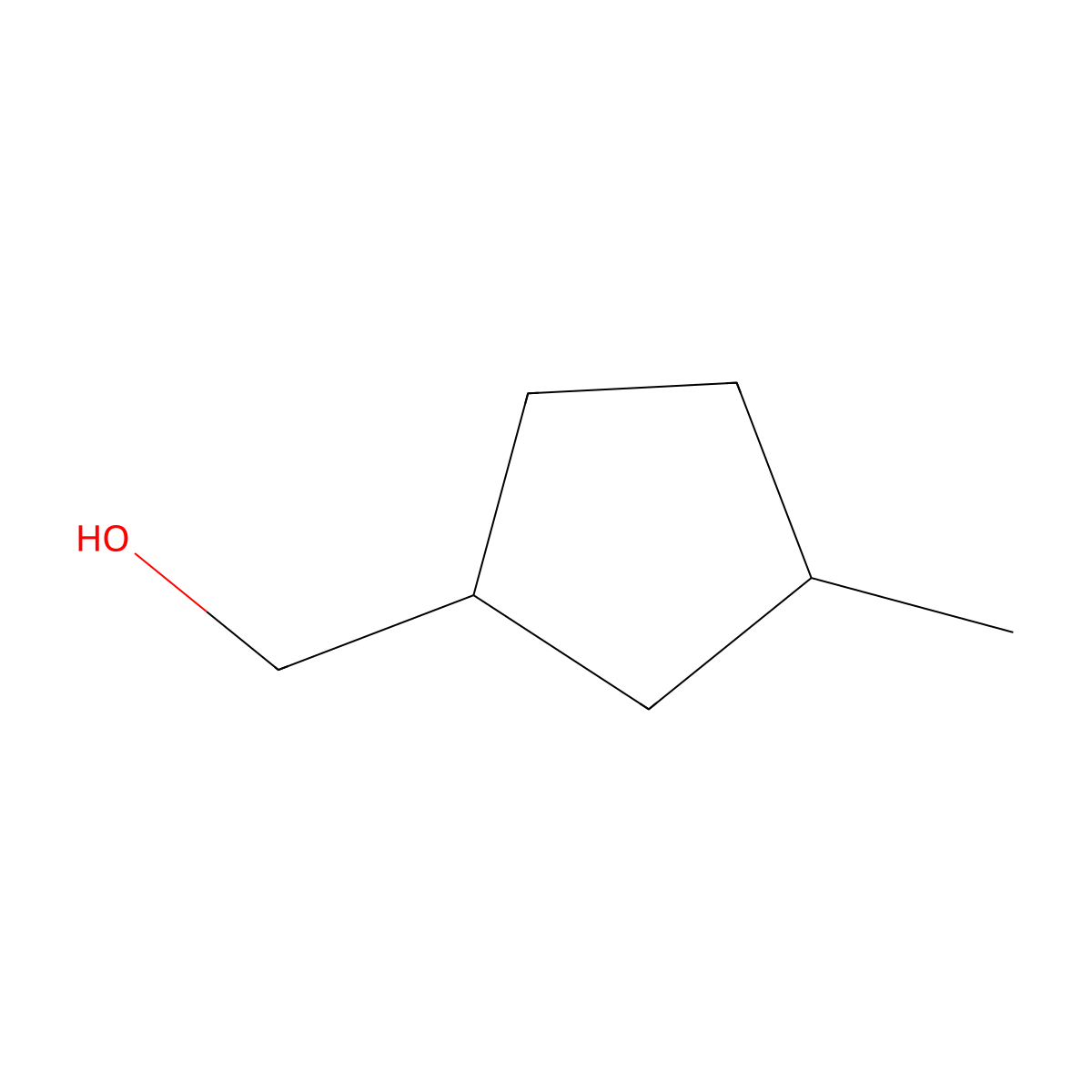 (3-Methylcyclopentyl)methanol molecular structure, CAS 69009-97-8