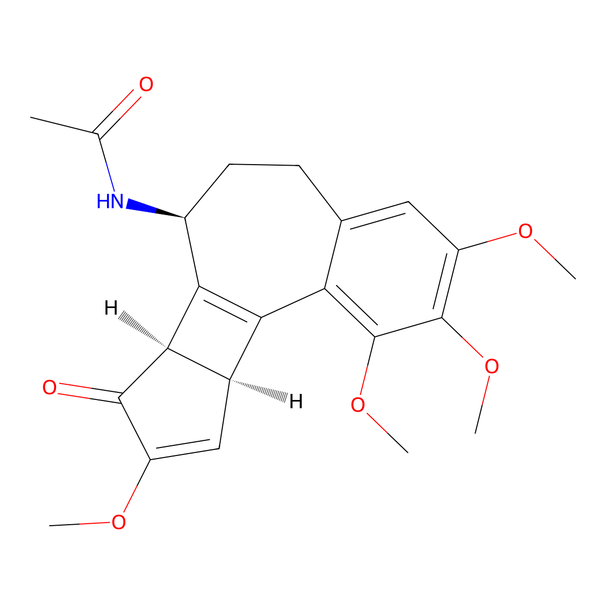 beta-Lumicolchicine molecular structure, CAS 6901-14-0